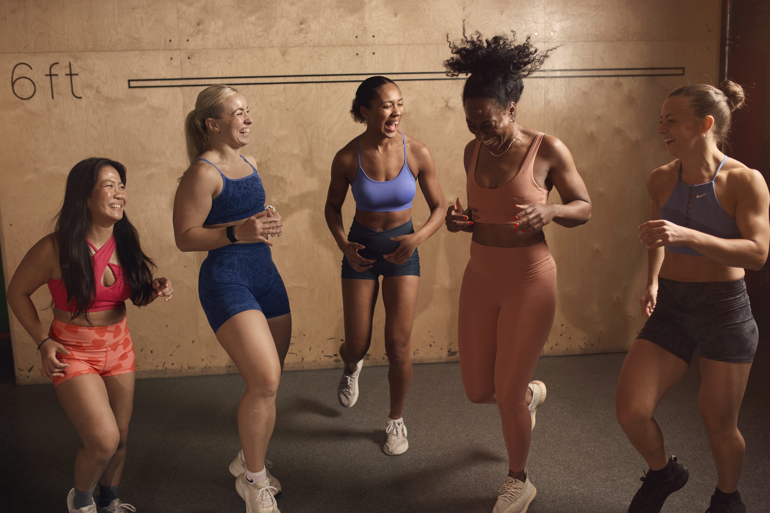 Bloody Good Workout. Group of women in gymwear enjoying exercising