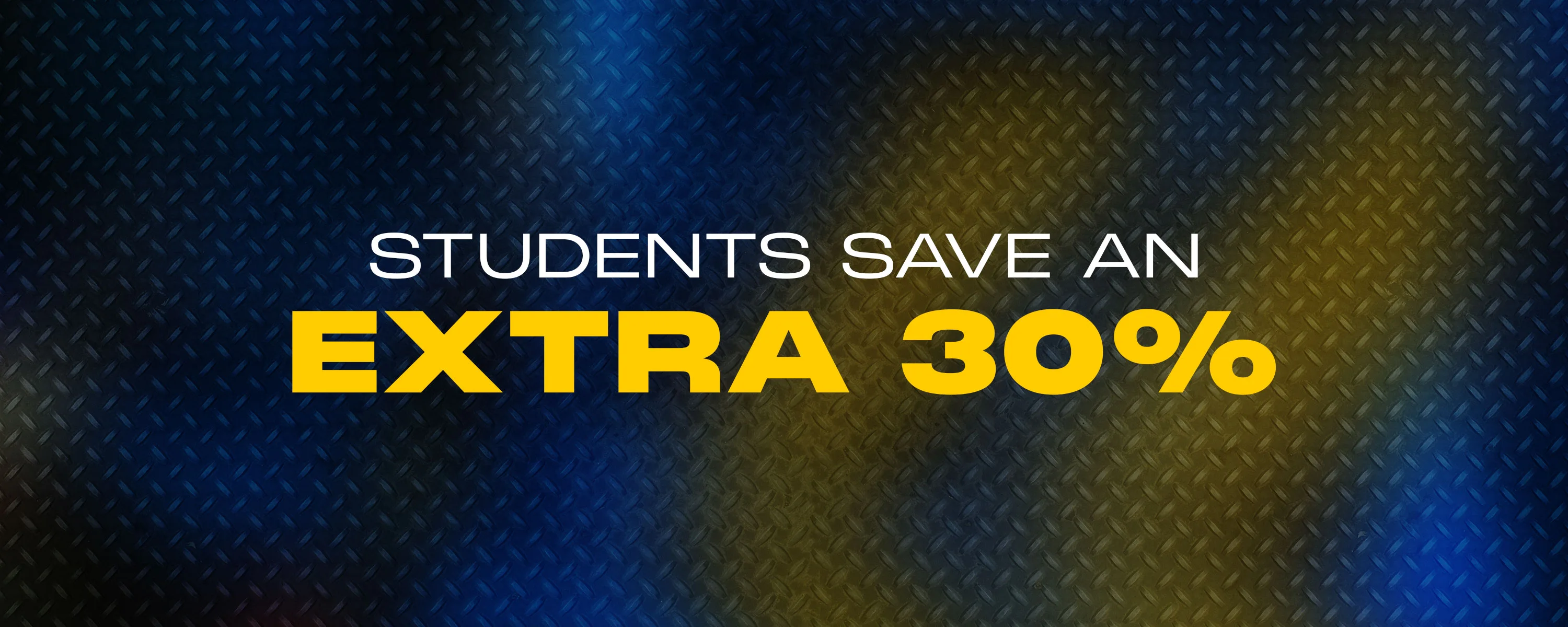 Students save an extra 30% at Gymbox