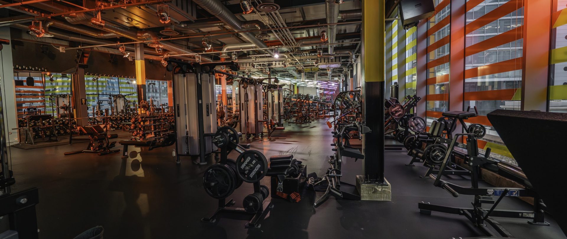 Gymbox Stratford, free weights and resistance machines