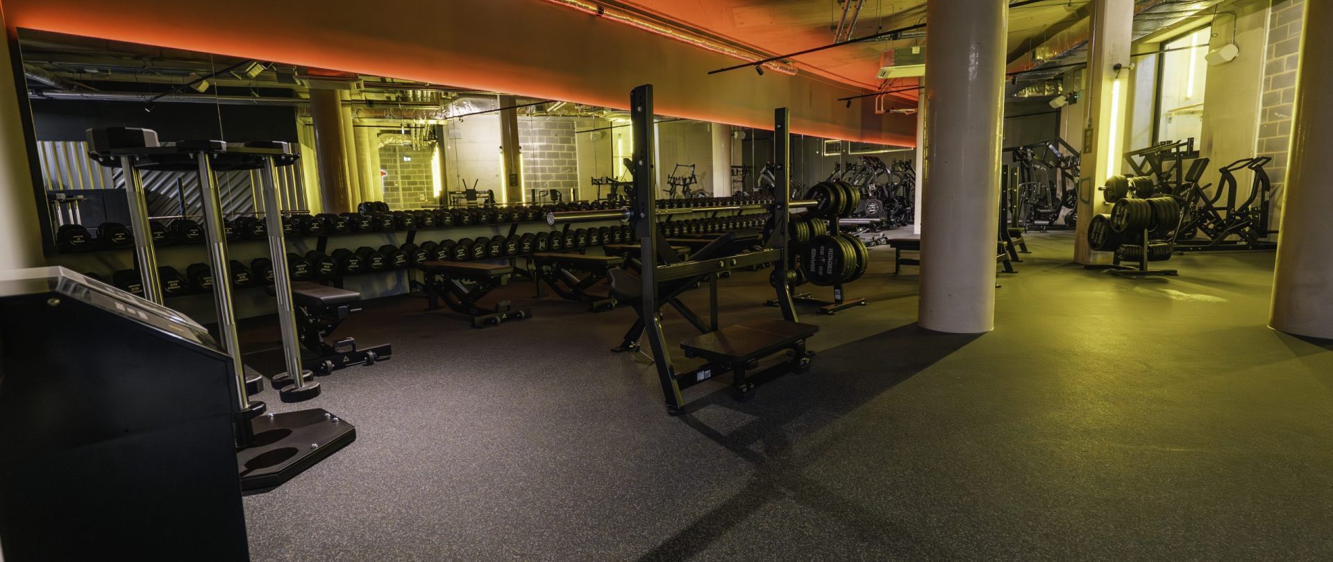 Gymbox Finsbury Park Strength & Conditioning area